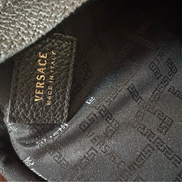 VERSACE Black and Gold Men's Backpack - Picture 12 of 16